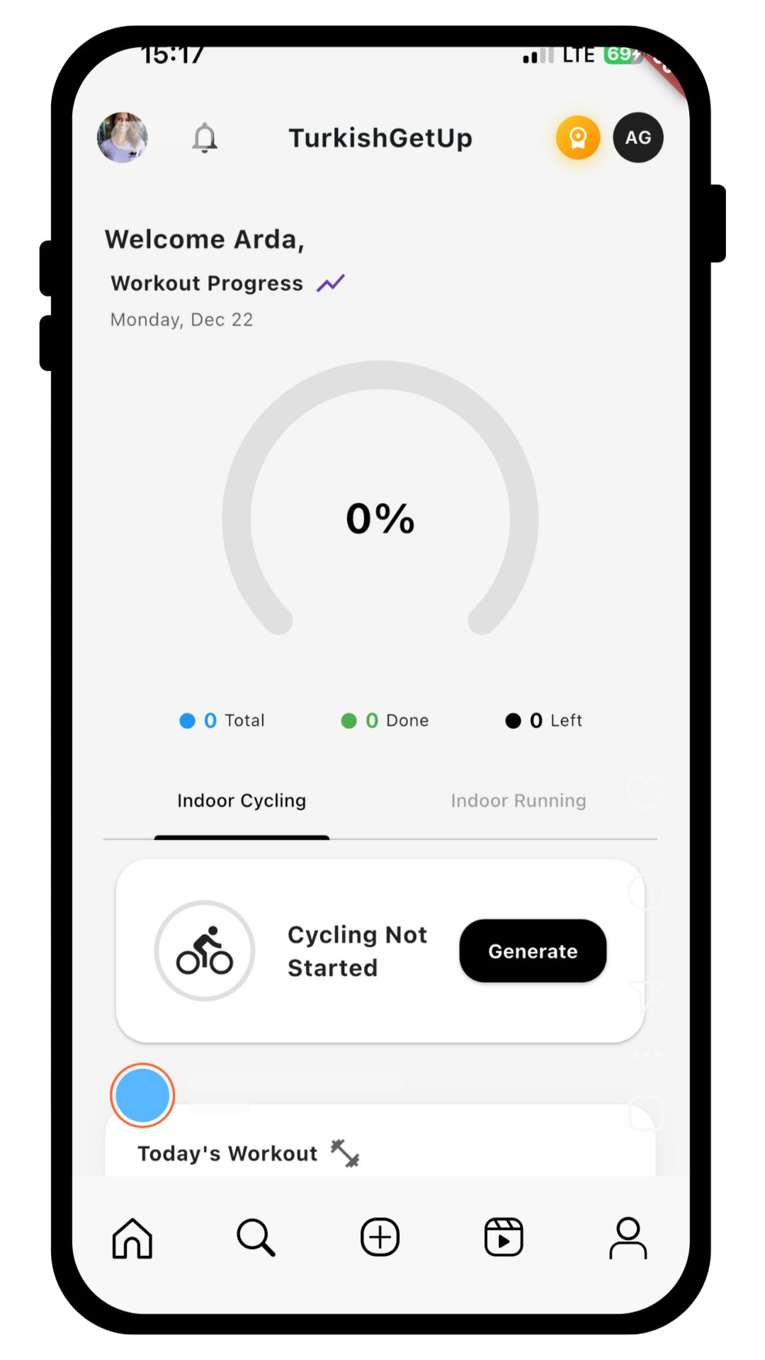 Workout Dashboard